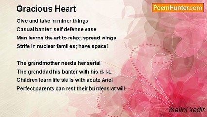 malini kadir - Gracious Heart