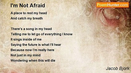 Jacob Bjork - I'm Not Afraid