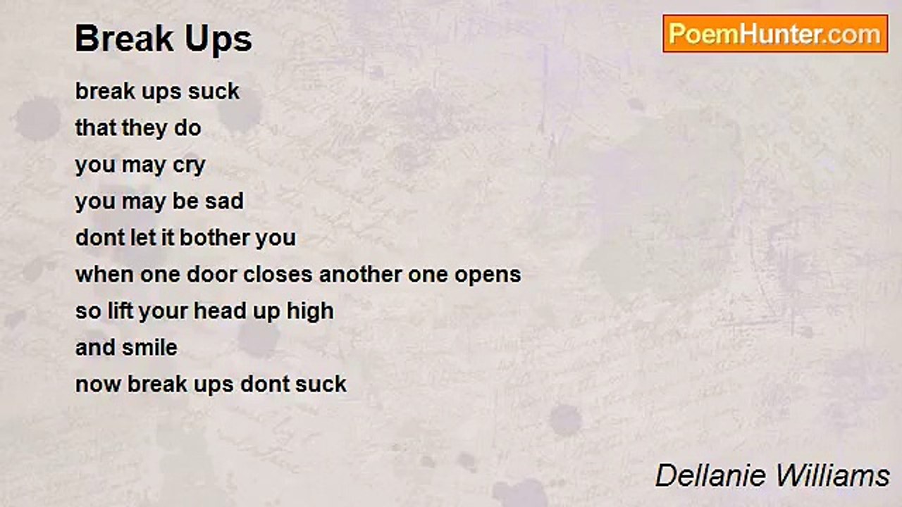 Dellanie Williams - Break Ups