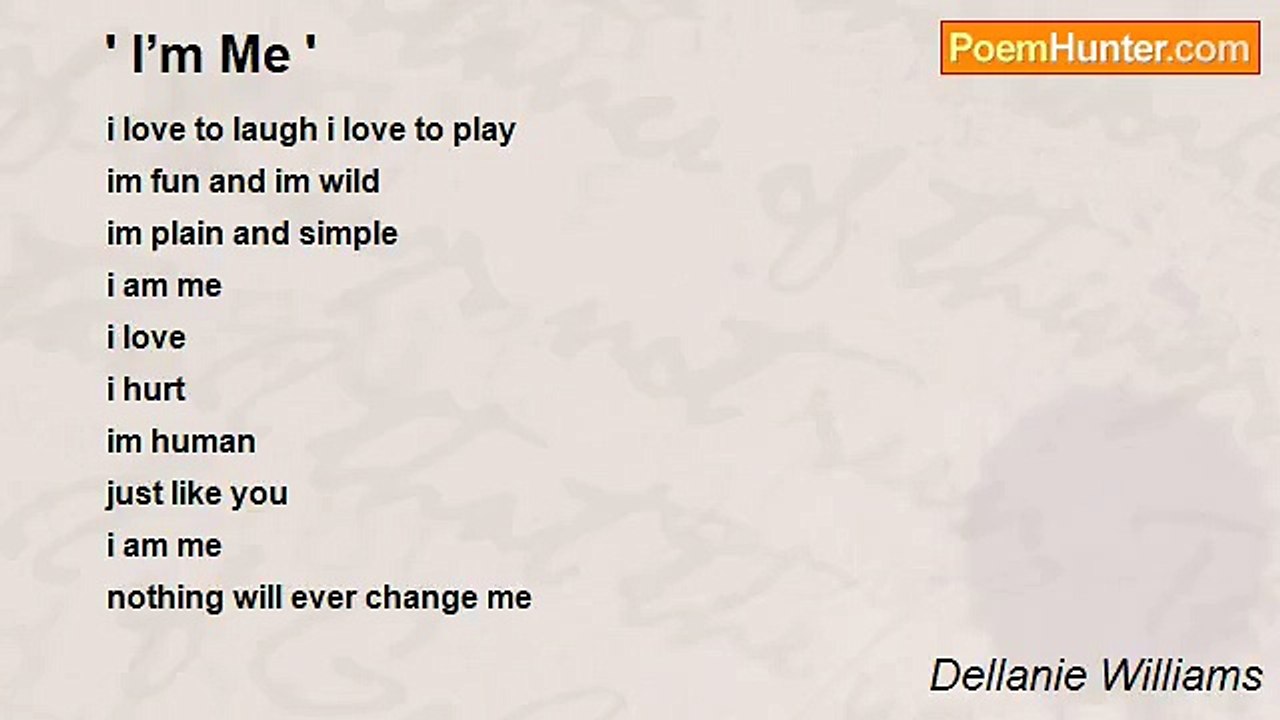 Dellanie Williams - ' I’m Me '