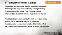 Richard Maginness - If Tomorrow Never Comes