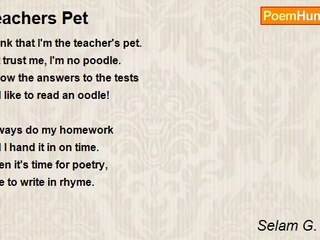 Selam G. Sekuar - Teachers Pet