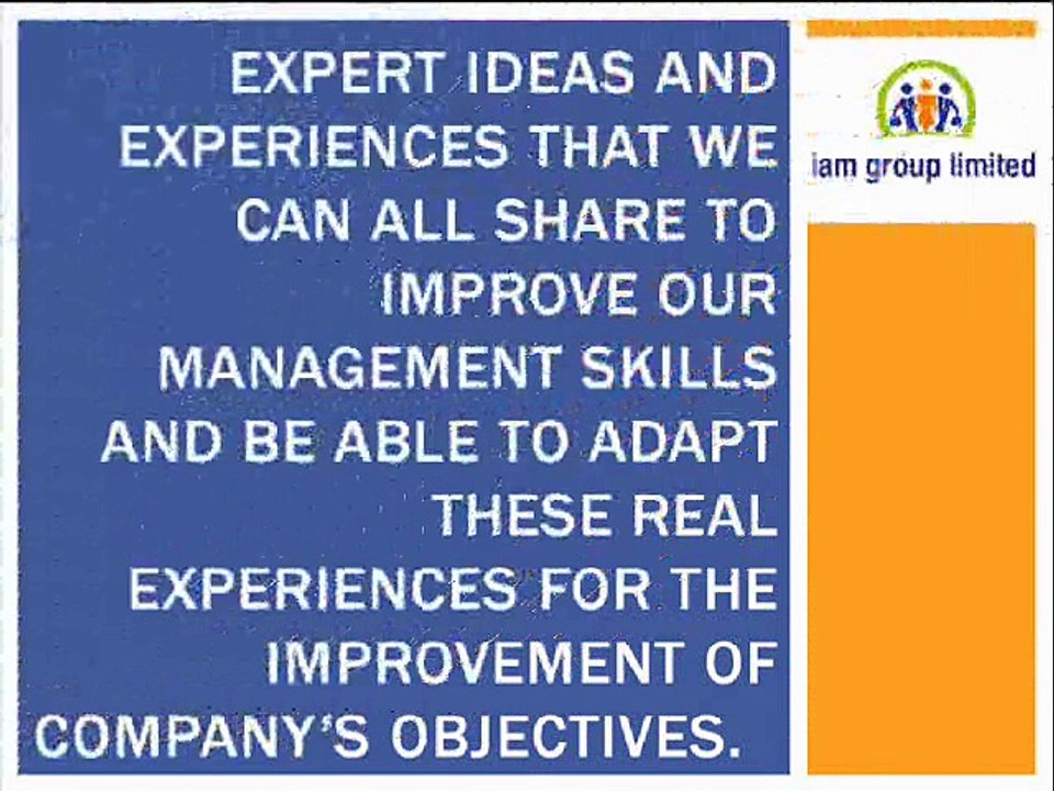IAM GROUP LTD | BUSINESS EXPERT MIDDLE MANAGERS