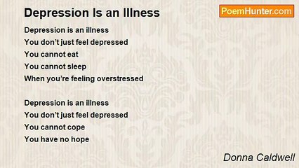 Donna Caldwell - Depression Is an Illness