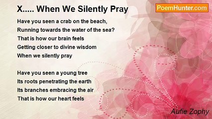 Aufie Zophy - X..... When We Silently Pray
