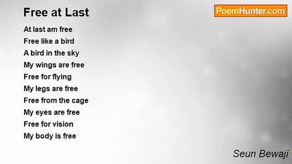 Seun Bewaji - Free at Last