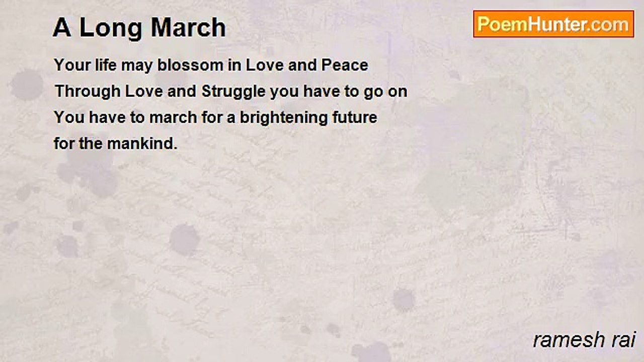 ramesh rai - A Long March