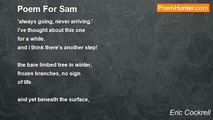 Eric Cockrell - Poem For Sam