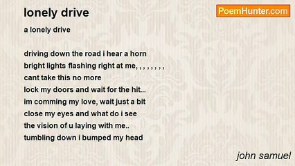 john samuel - lonely drive