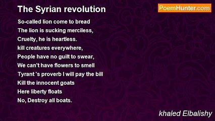khaled Elbalishy - The Syrian revolution