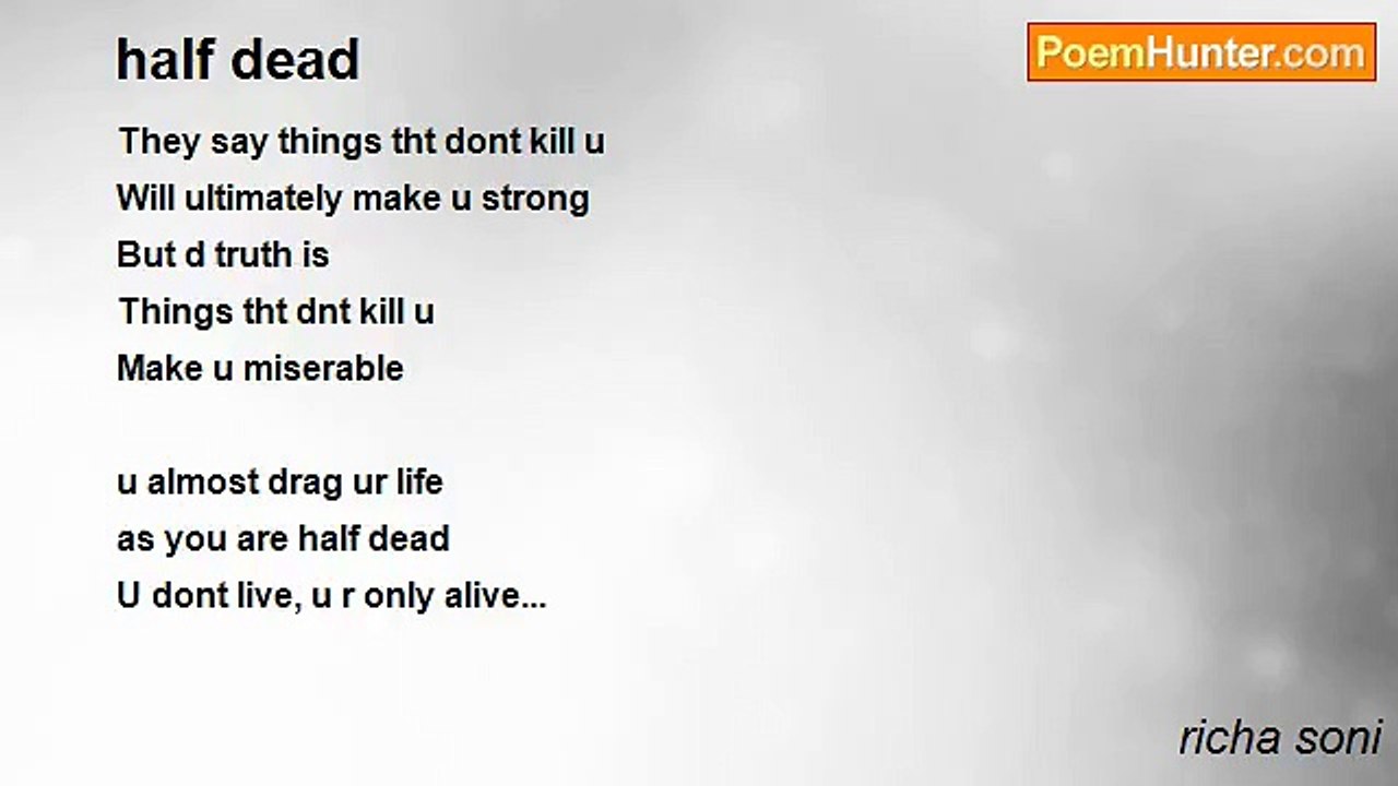 richa soni - half dead