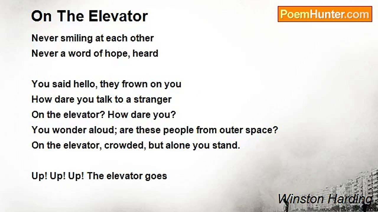 Winston Harding - On The Elevator
