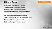 B.J. Ayers - I Had a Dream