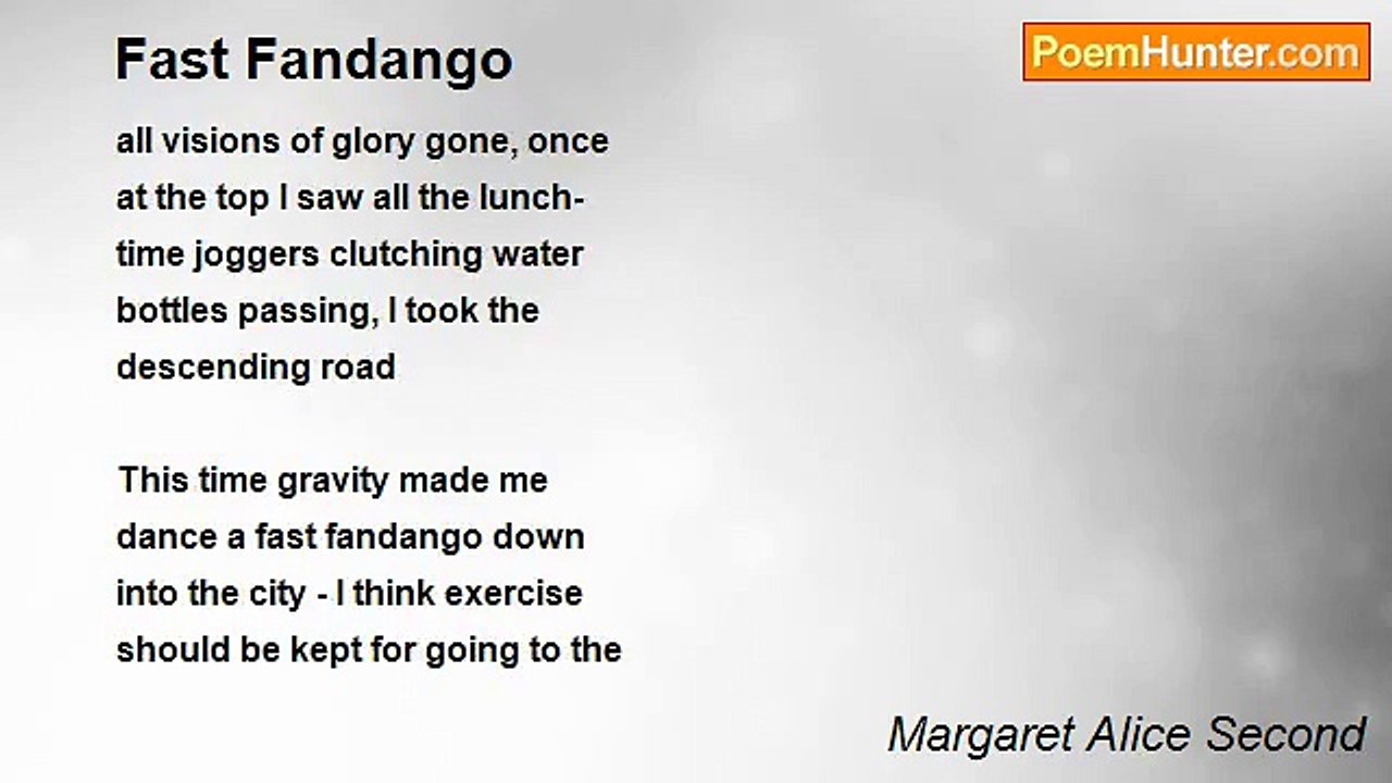 Margaret Alice Second - Fast Fandango