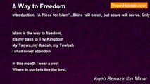 Aqeb Benazir Ibn Minar - A Way to Freedom