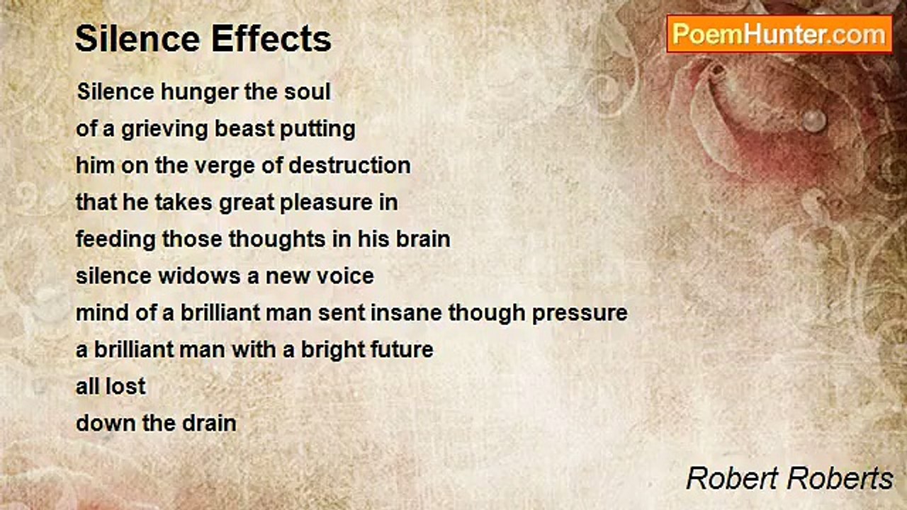 Robert Roberts - Silence Effects