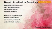 Deepak Kumar deep - Basant ritu in hindi by Deepak kumar deep
