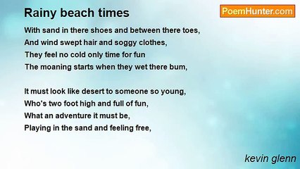 kevin glenn - Rainy beach times 