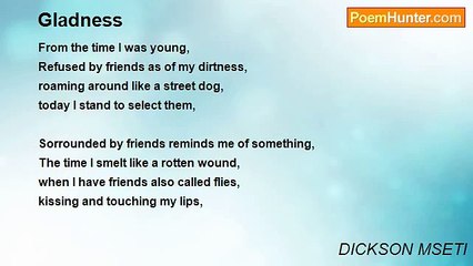 DICKSON MSETI - Gladness