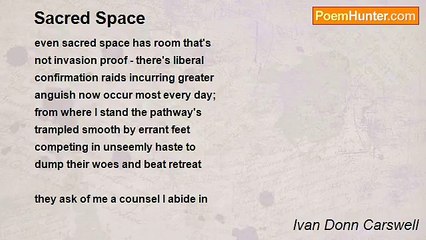 Ivan Donn Carswell - Sacred Space