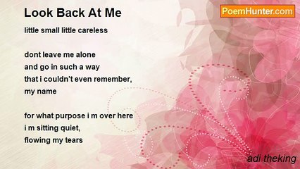 adi theking - Look Back At Me