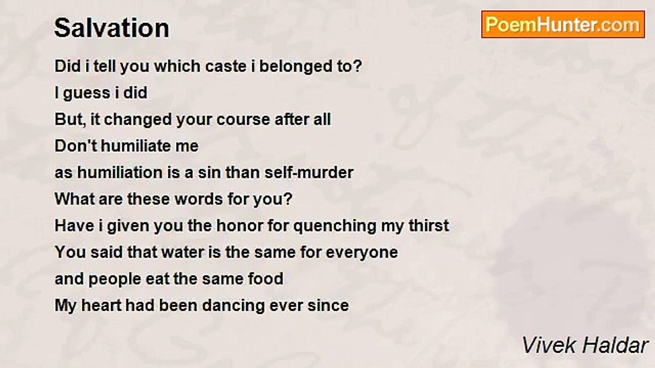 Vivek Haldar - Salvation
