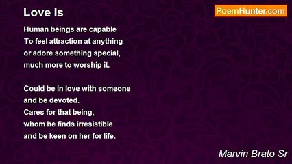Marvin Brato Sr - Love Is