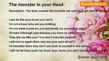 Broken heart emo - The monster In your Head