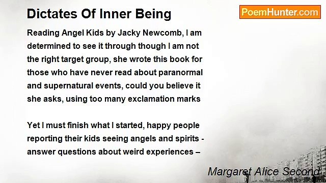 Margaret Alice Second - Dictates Of Inner Being