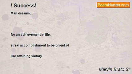 Marvin Brato Sr - ! Success!
