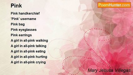 Mary Jesusa Villegas - Pink