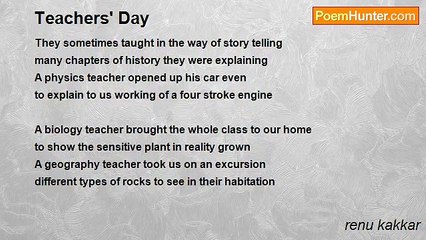 renu kakkar - Teachers' Day