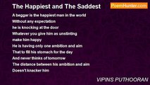 VIPINS PUTHOORAN - The Happiest and The Saddest