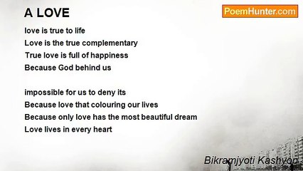 Bikramjyoti Kashyop - A LOVE
