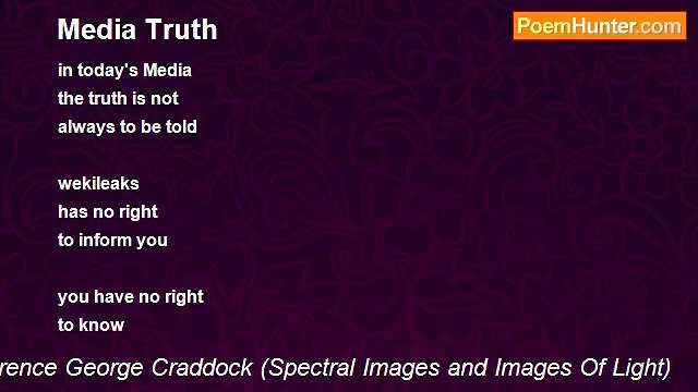Terence George Craddock (Spectral Images and Images Of Light) - Media Truth
