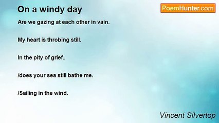 Vincent Silvertop - On a windy day