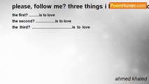 ahmed khaled - please, follow me? three things i have learnt from jesus christ to have the eternal victory?