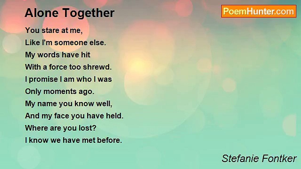 Stefanie Fontker - Alone Together