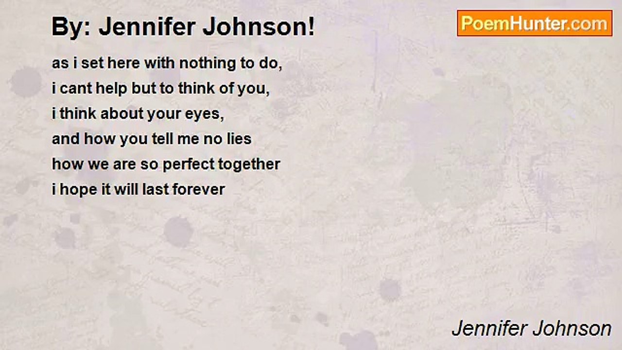 Jennifer Johnson - By: Jennifer Johnson!