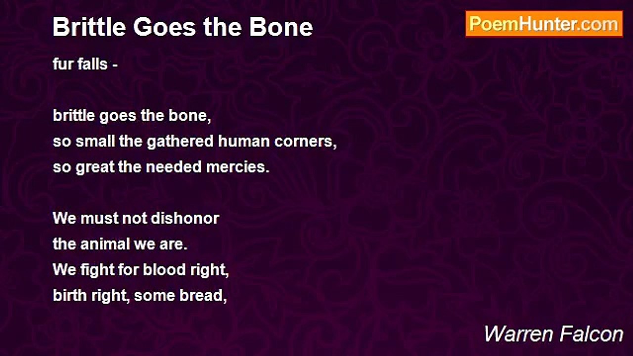 Warren Falcon - Brittle Goes the Bone
