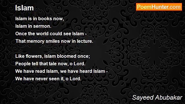 Sayeed Abubakar - Islam