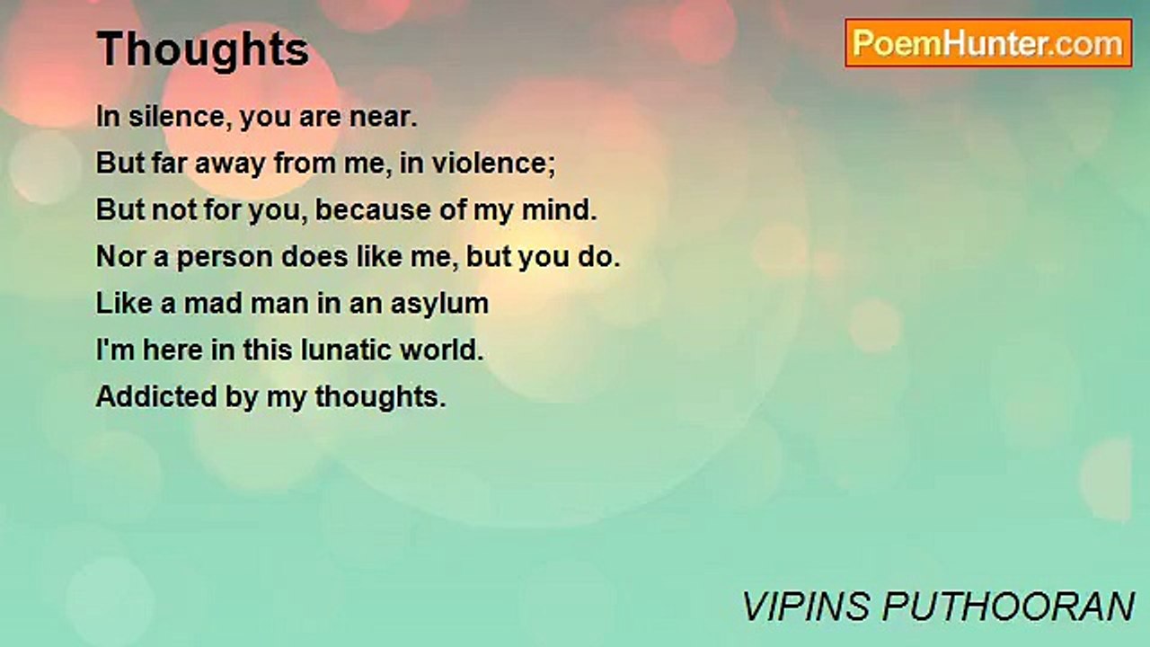 VIPINS PUTHOORAN - Thoughts
