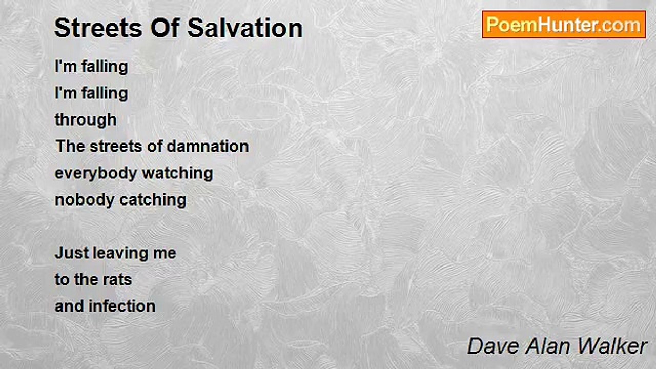 Dave Alan Walker - Streets Of Salvation