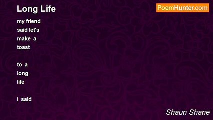 Shaun Shane - Long Life