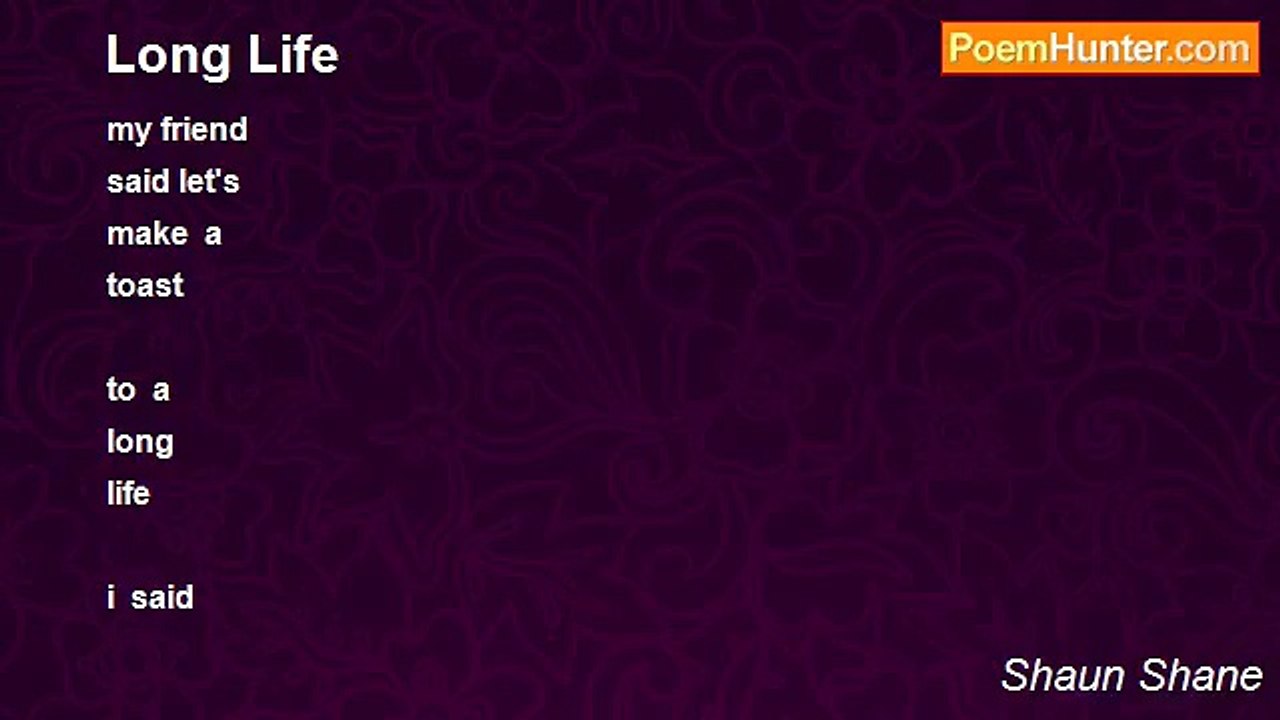 Shaun Shane - Long Life