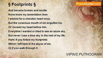 VIPINS PUTHOORAN - § Footprints §