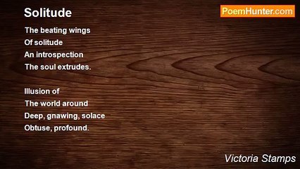 Victoria Stamps - Solitude