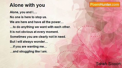 Sarah Sisson - Alone with you