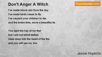 Jessie Hopkins - Don't Anger A Witch