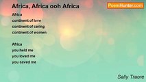 Sally Traore - Africa, Africa ooh Africa